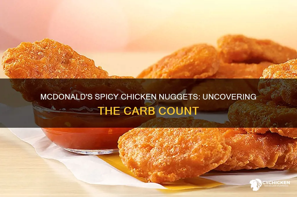 how many carbs are in mcdonald