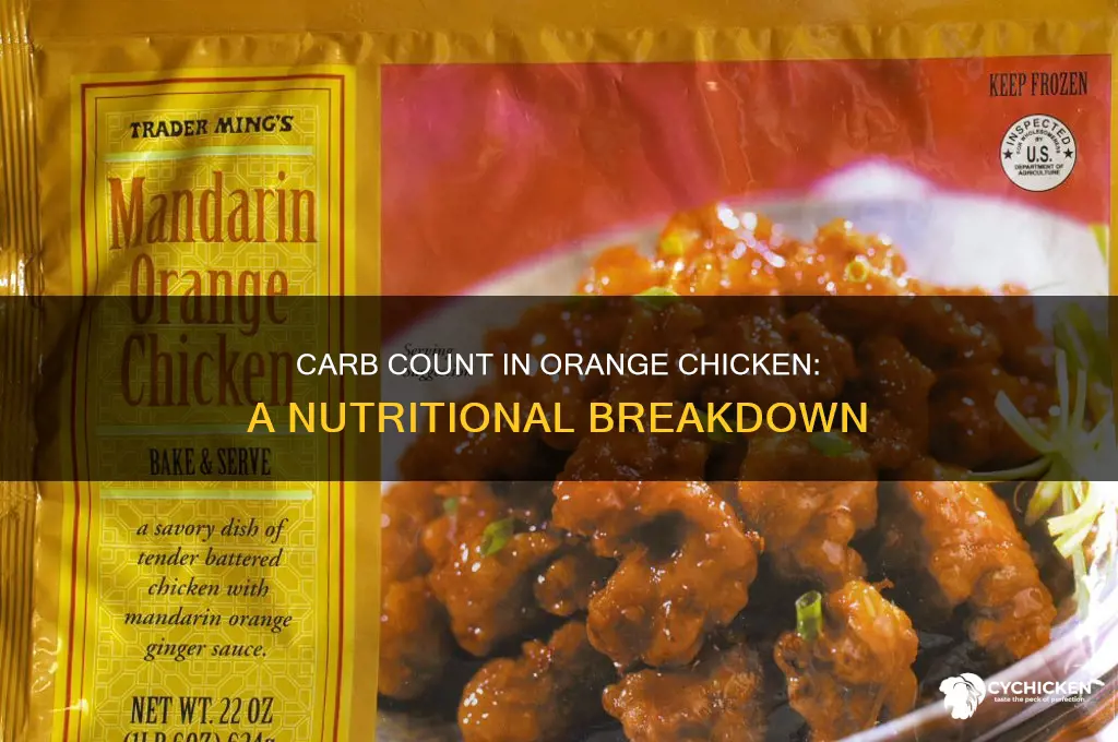 how many carbs are in orange chicken