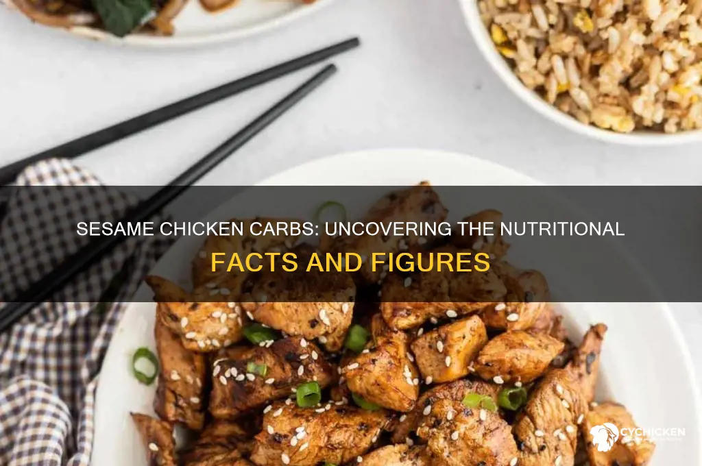 how many carbs are in sesame chicken