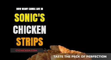 Chicken Strips Carbs: Sonic's Menu Uncovered