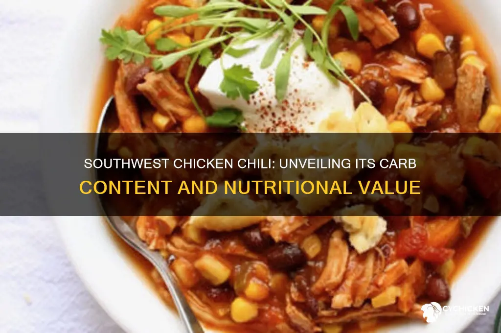 how many carbs are in southwest chicken chili