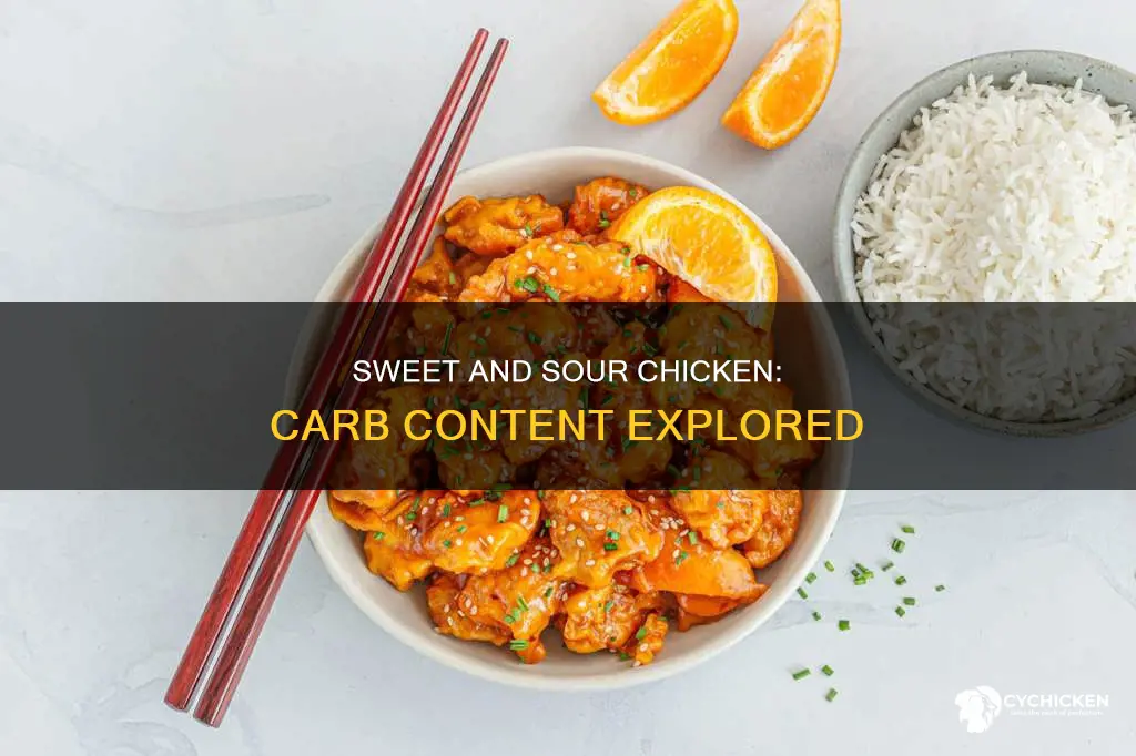 how many carbs are in sweet and sour chicken