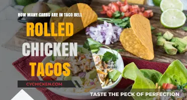 Chicken Taco Carbs: How Many in Taco Bell's Rolled Tacos?