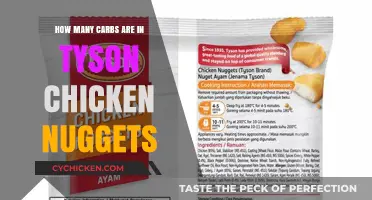 Tyson Chicken Nuggets: Uncovering the Carb Count and Nutritional Facts