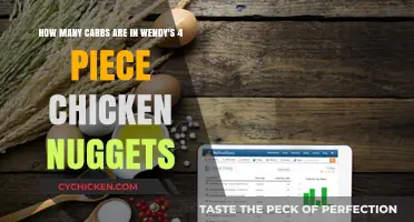 Wendy's 4-Piece Chicken Nuggets: Unveiling the Carb Count