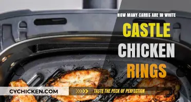 Chicken Rings Carb Count at White Castle