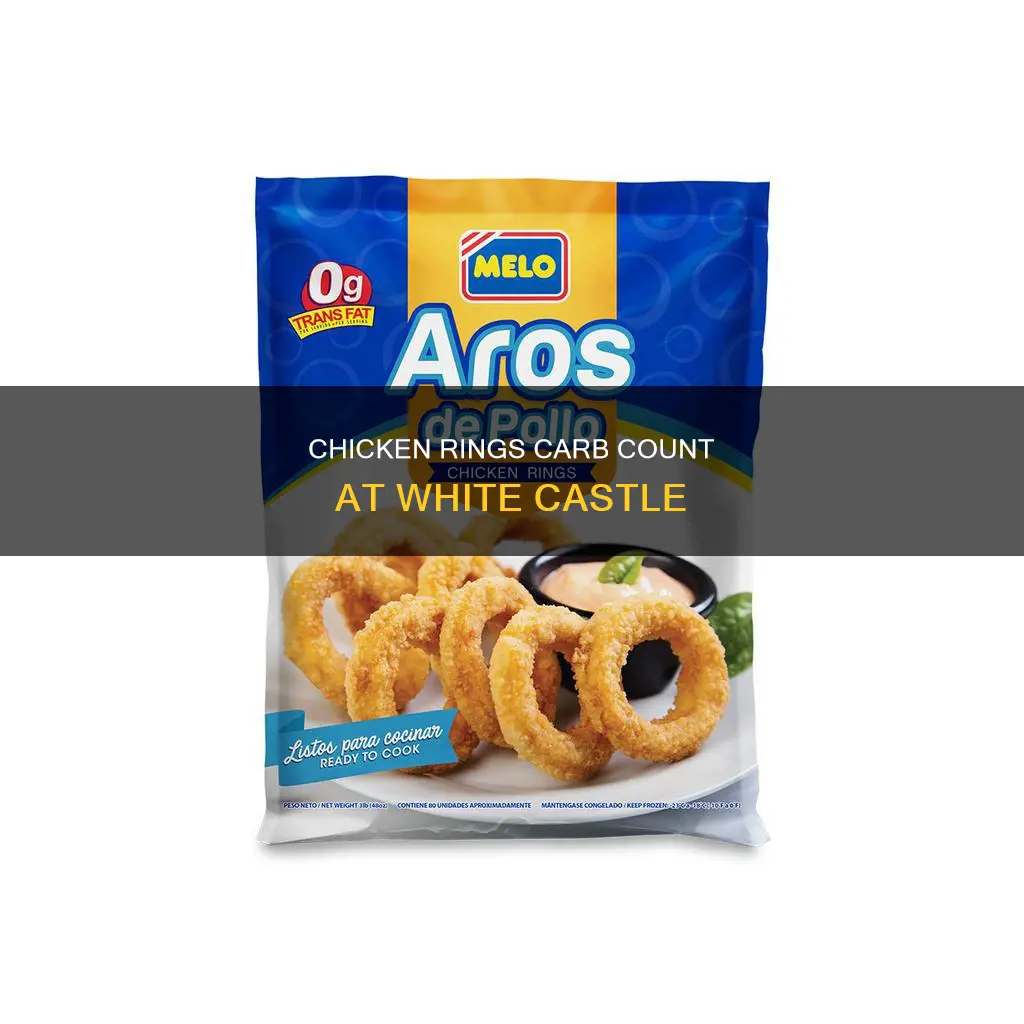 how many carbs are in white castle chicken rings
