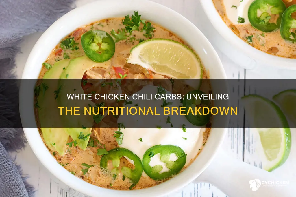 how many carbs are in white chicken chili