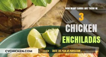 Chicken Enchiladas: Counting Carbs and Calories