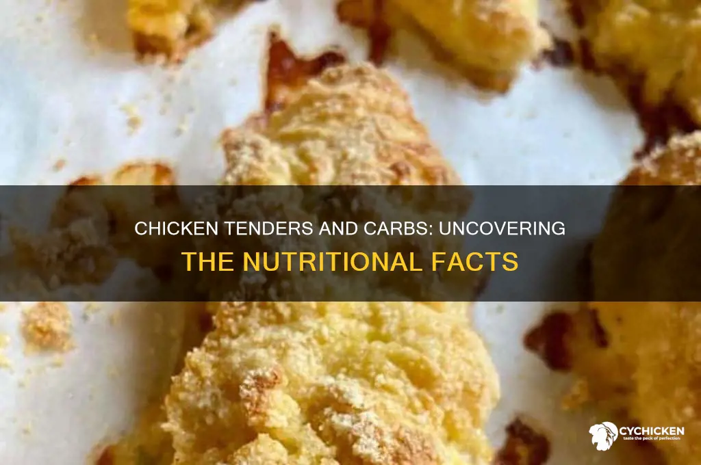 how many carbs does a chicken tender have