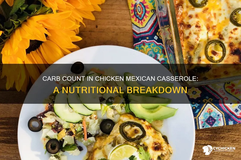 how many carbs does chicken mexican casserole have