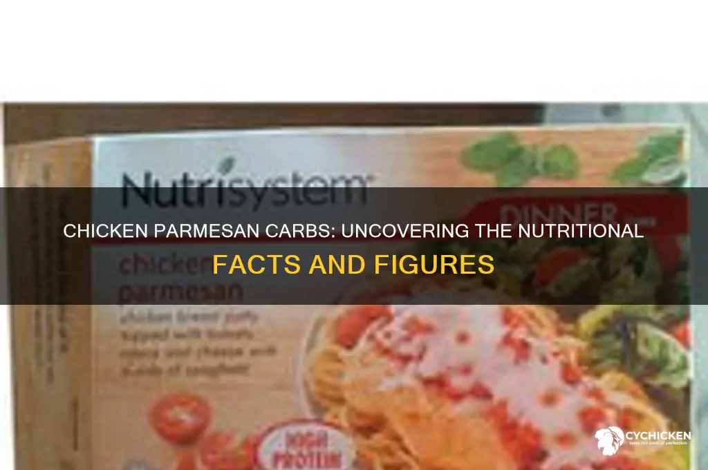 how many carbs does chicken parmesan have