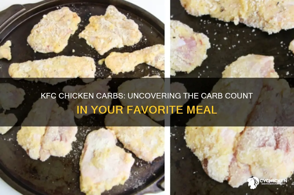 how many carbs does kfc chicken have