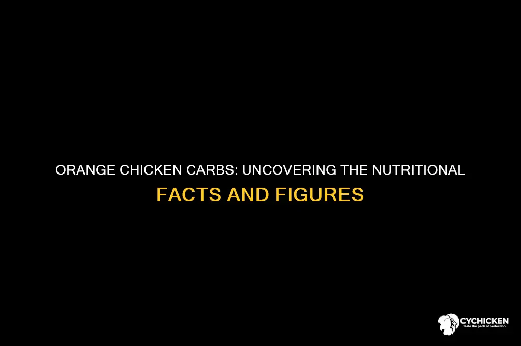 how many carbs does orange chicken have