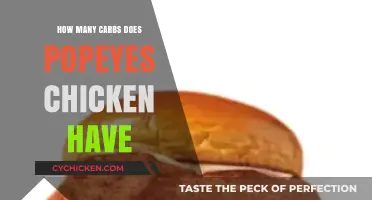Popeyes Chicken Carbs: Uncovering the Nutritional Facts and Figures