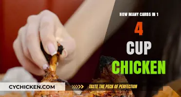 Carb Count in 1/4 Cup Chicken: A Nutritional Breakdown