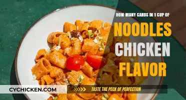 Chicken Noodle Carbs: How Many in a Cup?