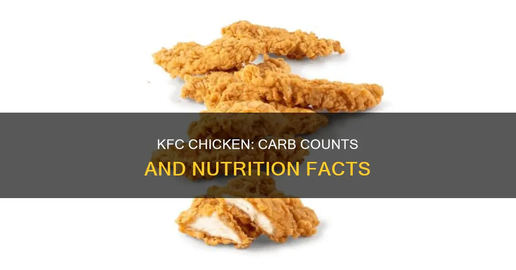 how many carbs in 1 piece of kfc chicken