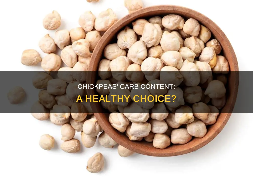 how many carbs in 1 tbsp of chick peas
