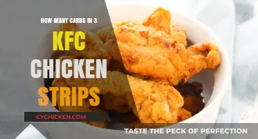 KFC Chicken Strips Carbs: Uncovering the Count in 3 Pieces