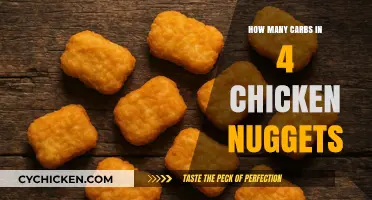 Carb Count in 4 Chicken Nuggets: A Quick Nutrition Guide