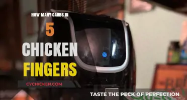 Carb Count in 5 Chicken Fingers: A Nutritional Breakdown