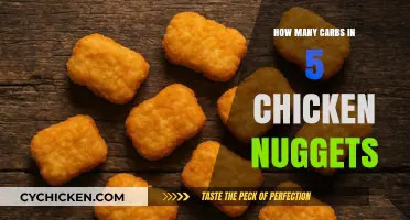 Carb Count in 5 Chicken Nuggets: A Quick Nutritional Breakdown