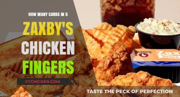 Chicken Fingers Carbs: Zaxby's Nutritional Breakdown