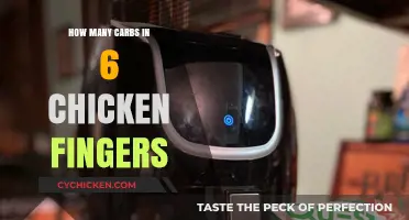Carb Count in 6 Chicken Fingers: A Nutritional Breakdown
