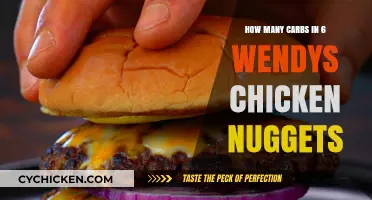 Wendy's Chicken Nuggets: Uncovering the Carb Count in 6 Pieces