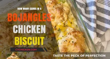 Bojangles' Chicken Biscuit: Carb Content and Nutrition Facts
