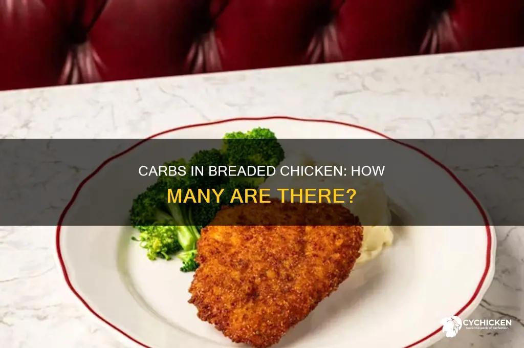 how many carbs in a breaded chicken cutlet