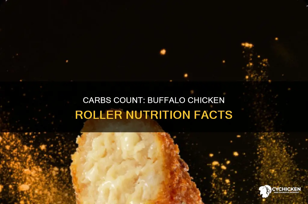how many carbs in a buffalo chicken roller