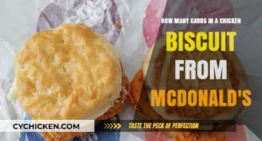 McDonald's Chicken Biscuit: Carb Count and Nutrition Facts