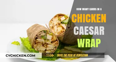 Chicken Caesar Wrap: Carb Content and Nutritional Facts
