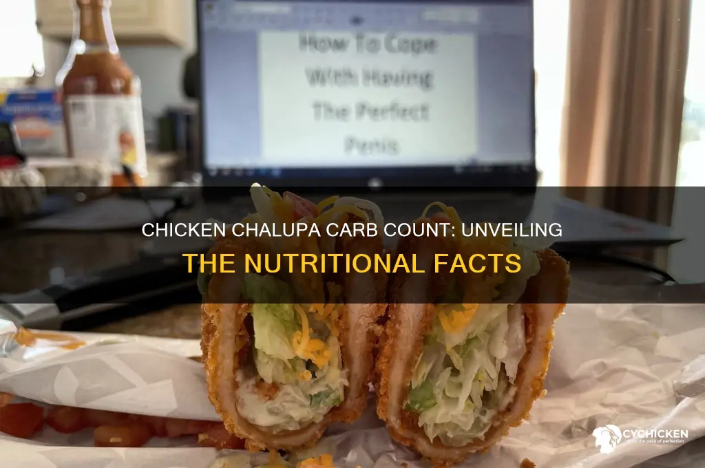 how many carbs in a chicken chalupa