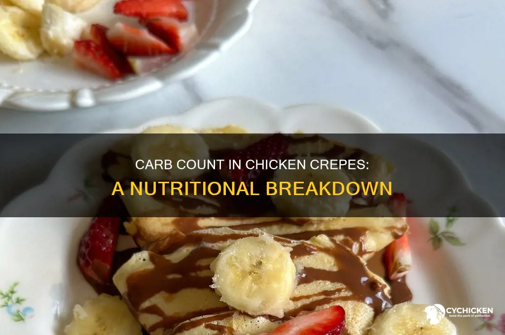 how many carbs in a chicken crepe