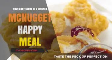 Chicken McNugget Happy Meal: Carb Count and Nutrition Facts