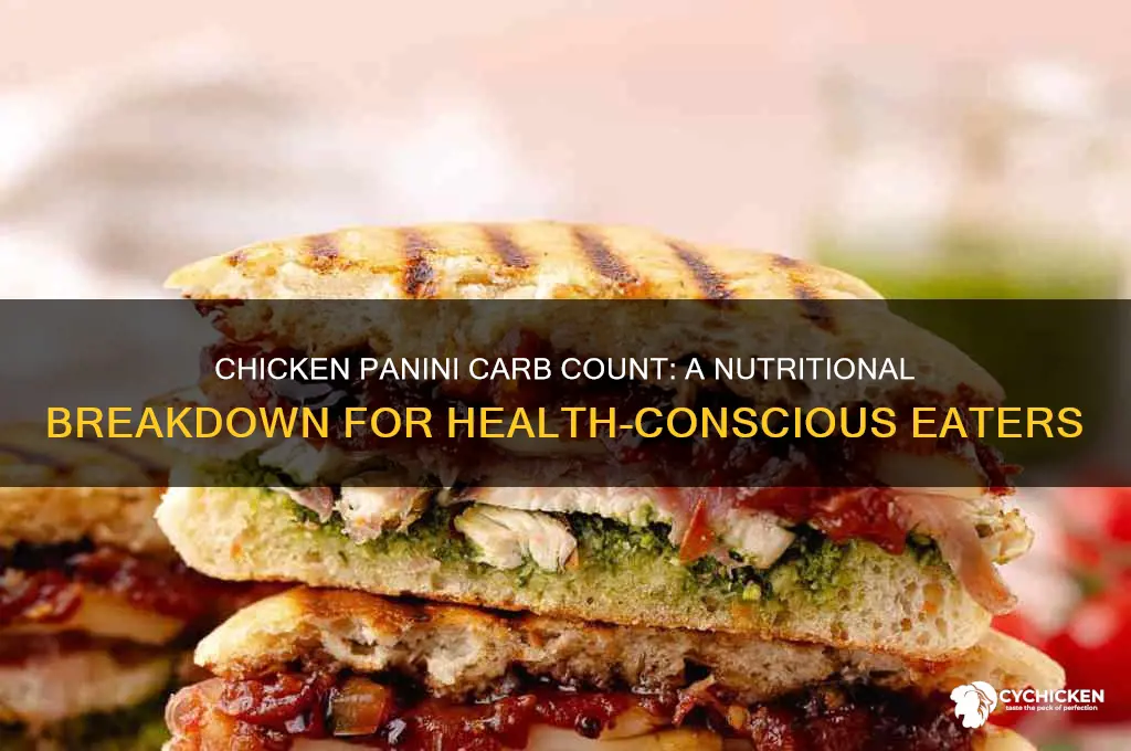 how many carbs in a chicken panini