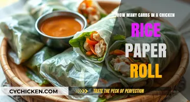 Chicken Rice Paper Rolls: Carb-Counting and Nutrition Facts