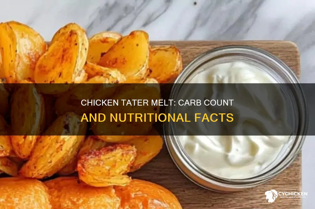 how many carbs in a chicken tater melt