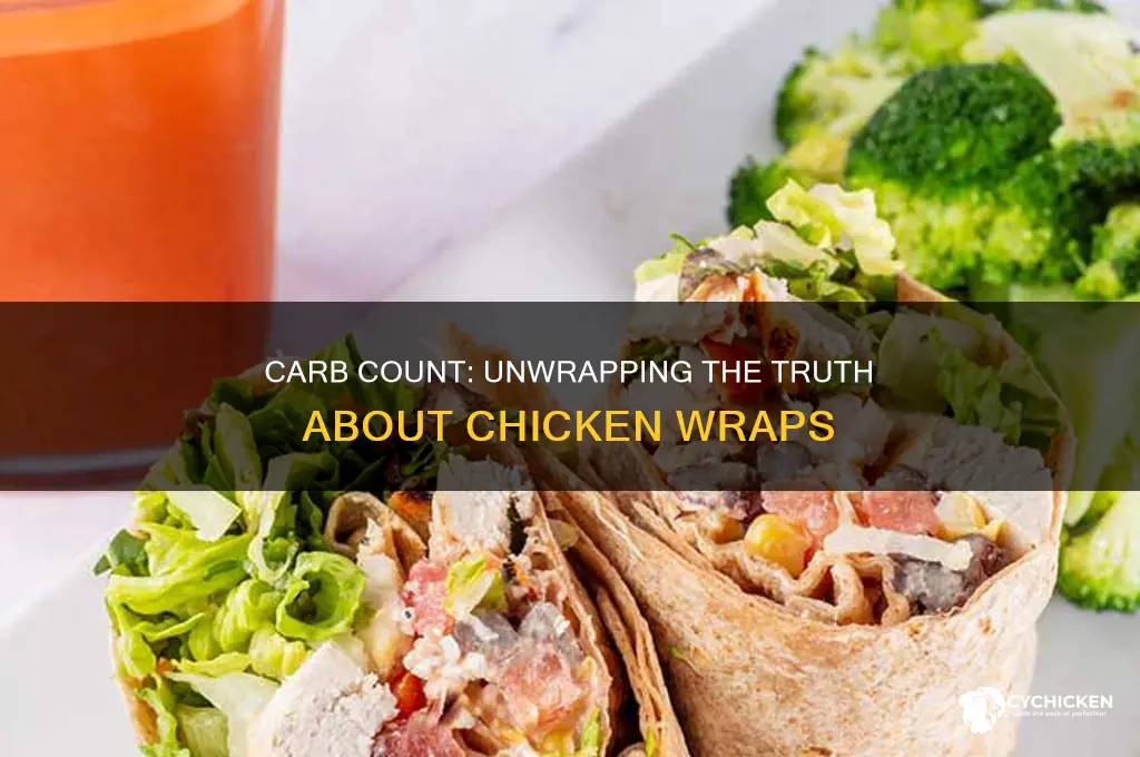 how many carbs in a chicken wrap