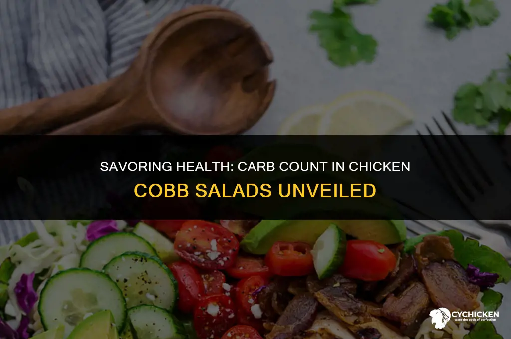 how many carbs in a cobb salad with chicken