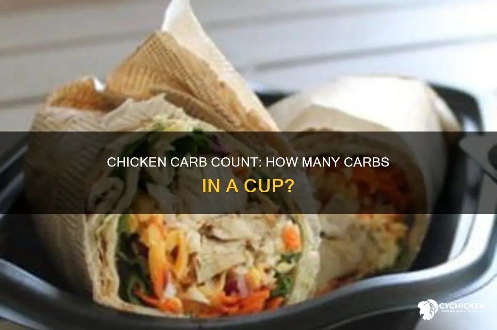 how many carbs in a cup of chicken