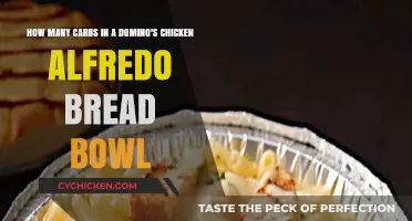 Domino's Chicken Alfredo Bread Bowl: Carb Count and Nutrition Facts