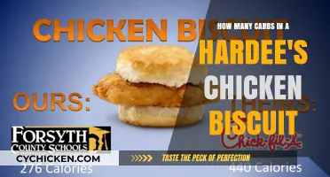 Hardee's Chicken Biscuit: Carb Count and Nutrition Facts