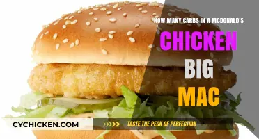 McDonald's Chicken Big Mac: Carb Count Unveiled
