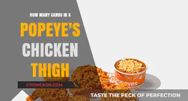 Popeye's Chicken Thigh Carbs: Uncovering the Nutritional Facts