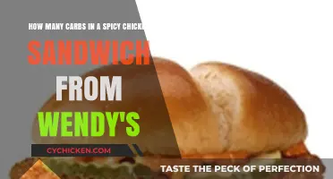 Wendy's Spicy Chicken Sandwich: Carb Count and Nutrition Facts