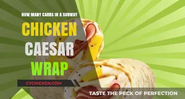 Unraveling the Carb Content of Subway's Chicken Caesar Wrap